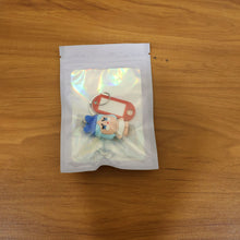 Cute Cartoon Baby Character Keychain with Label Tag Holder (1 Pc)